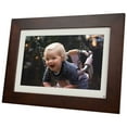 Brookstone PhotoShare 10" Smart Digital Picure Frame in Espresso