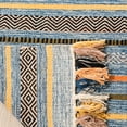thumbnail image 3 of SAFAVIEH Montauk Lorenzo Striped Cotton Area Rug, Blue/Multi, 2'6" x 4', 3 of 5