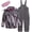 Mid Grey, variant on Girls Snow Suit- Heavyweight Water-Resistant Ski Jacket and Snow Bibs for Girls 2 Piece