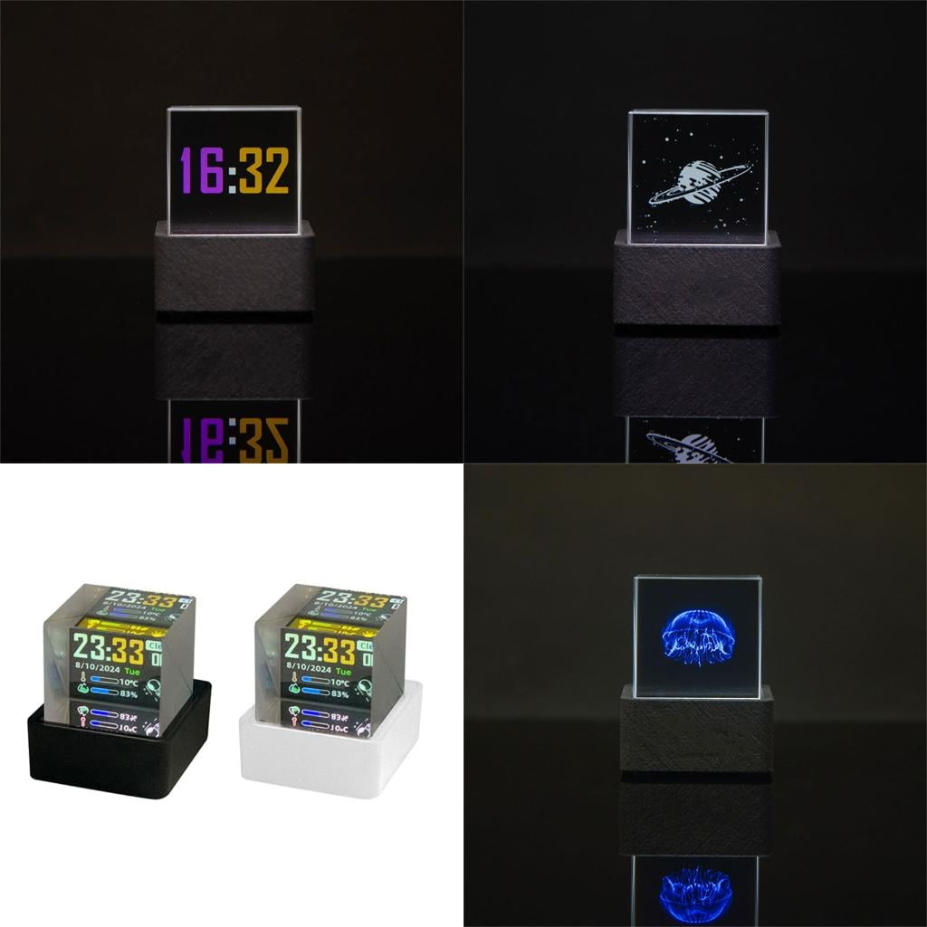 Giaone WiFi Weather Stations Clock Digital Clock with Temperature Humidity