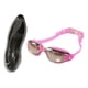 thumbnail image 5 of Gafas de Natación Gafas de Natación Antivaho Impermeables con Estuche Profesional No Plateado rosa, 5 of 9