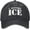 Black, variant on I Support Ice Hat I Stand with Ice Hat Trucker Cap for Men Women Black