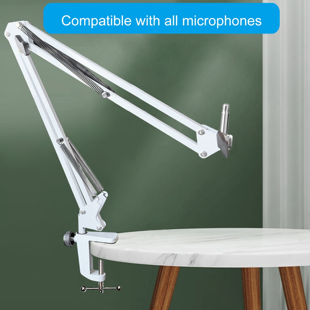 NEXAVKPR Multipurpose Metal Microphones Stand with Easy Angle Adjustment for Broadcasters
