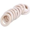thumbnail image 2 of 3X Anillos de Madera Natural, Diámetro 50 mm., 2 of 5