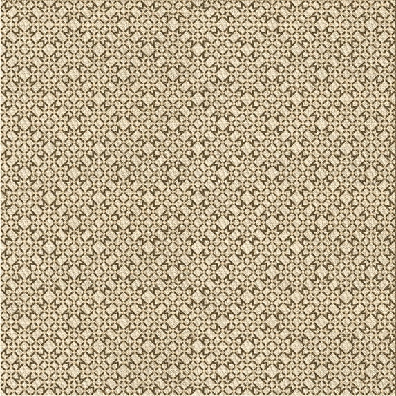Ahgly Company Machine Washable Indoor Square Transitional Vanilla Gold Area Rugs, 4' Square