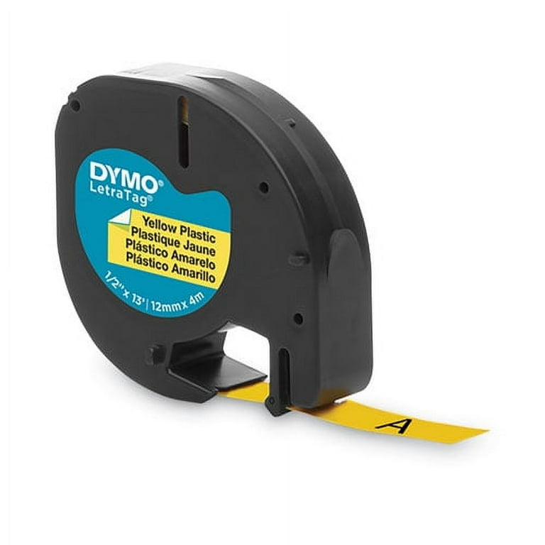 LetraTag Plastic Label Tape Cassette, 0.5 LetraTag Plastic Label Tape Cassette, 0.5