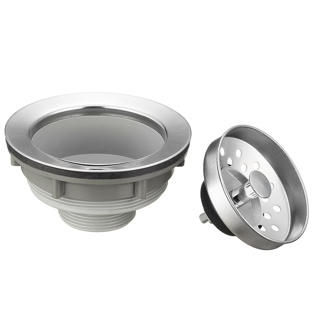 Colador para fregadero Pacific Bay, canastilla de acero inoxidable de 3.5"