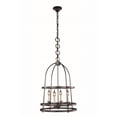 thumbnail image 1 of Elegant Lighting Baltic 18" 4 Light Pendant Lamp in Bronze, 1 of 1