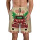 thumbnail image 1 of Balery Christmas Vintage Red Truck Traje de Baño Estilo Hawaiano para Hombre, Shorts de Secado Rápido con Bolsillos-Small, 1 of 6
