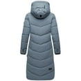 thumbnail image 3 of Marikoo Women's Knee-Length Quilted Winter Jacket with Hood - Benikoo, 3 of 10