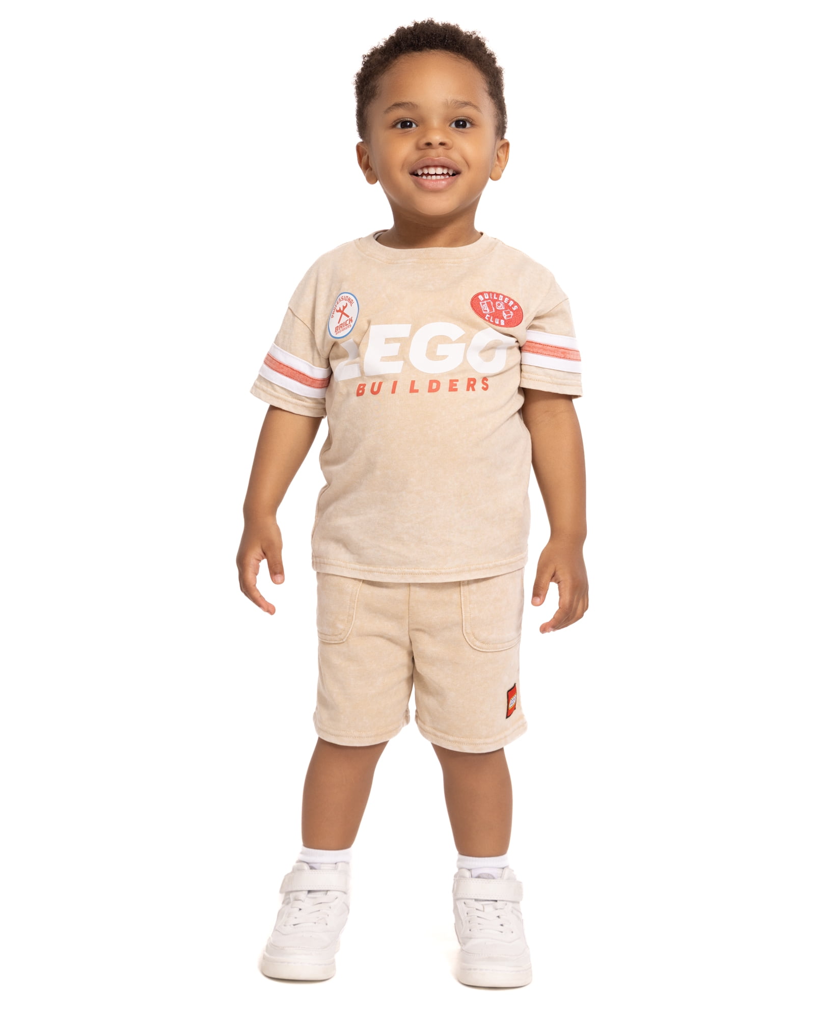 LEGO® Toddler Boys Short Sleeve Graphic Tee and Matching Shorts Outfit Set, 2-Piece, Sizes 12M-5T