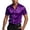Purple, variant on Yuhangmm Men Short Sleeve Dress Shirts Summer Satin Slim Fit Business Casual Fashion Top Purple XL