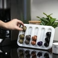 thumbnail image 3 of Mistaha Coffee Pod Holder Capsule Rack Holds 15 Capsules Wall-mounted Coffee Pods Organizer Storage Shelf for Home Cafe Hotel, 3 of 7