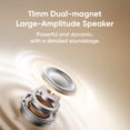 thumbnail image 4 of Realme Buds Clip Open-Ear Wireless Earbuds, 11mm Dual Magnet Drivers, 3D Spatial Audio, 36H Playtime, AI ENC, IP55, 45ms Low Latency Titanium Gold, 4 of 9