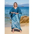 thumbnail image 3 of Sunforyou Moo moo for Women Plus size Kaftan Swimsuit Cover Up Sliky House Dresses Caftan Loungewear, 3 of 4