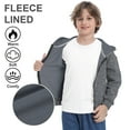 thumbnail image 6 of BIG ELEPHANT Boys' Zip-Up Hoodie with Pockets, Fleece-Lined Soft Cotton Jacket, 6-15Y, 6 of 10