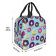 thumbnail image 3 of Easygdp Donuts Bolsa Térmica Premium - Tela Oxford Impermeable, Gran Capacidad, Bolsillo Frontal, Unisex para Trabajo, Escuela, Actividades al Aire Libre y Picnics, 3 of 8