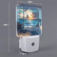 thumbnail image 2 of Fuzoiu Ocean View Bedroom Print Dusk to Dawn LED Night Light with Light Sensor, Energy-Efficient Touch-Safe Night Lamp for Home, Office, and Kids' Rooms-US, 2 of 7