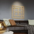 thumbnail image 6 of Ekena Millwork 40 7/8"W x 23 3/8"H x 1/4"T Large Carlisle Decorative Fretwork Wood Wall Panels, Walnut, 6 of 13
