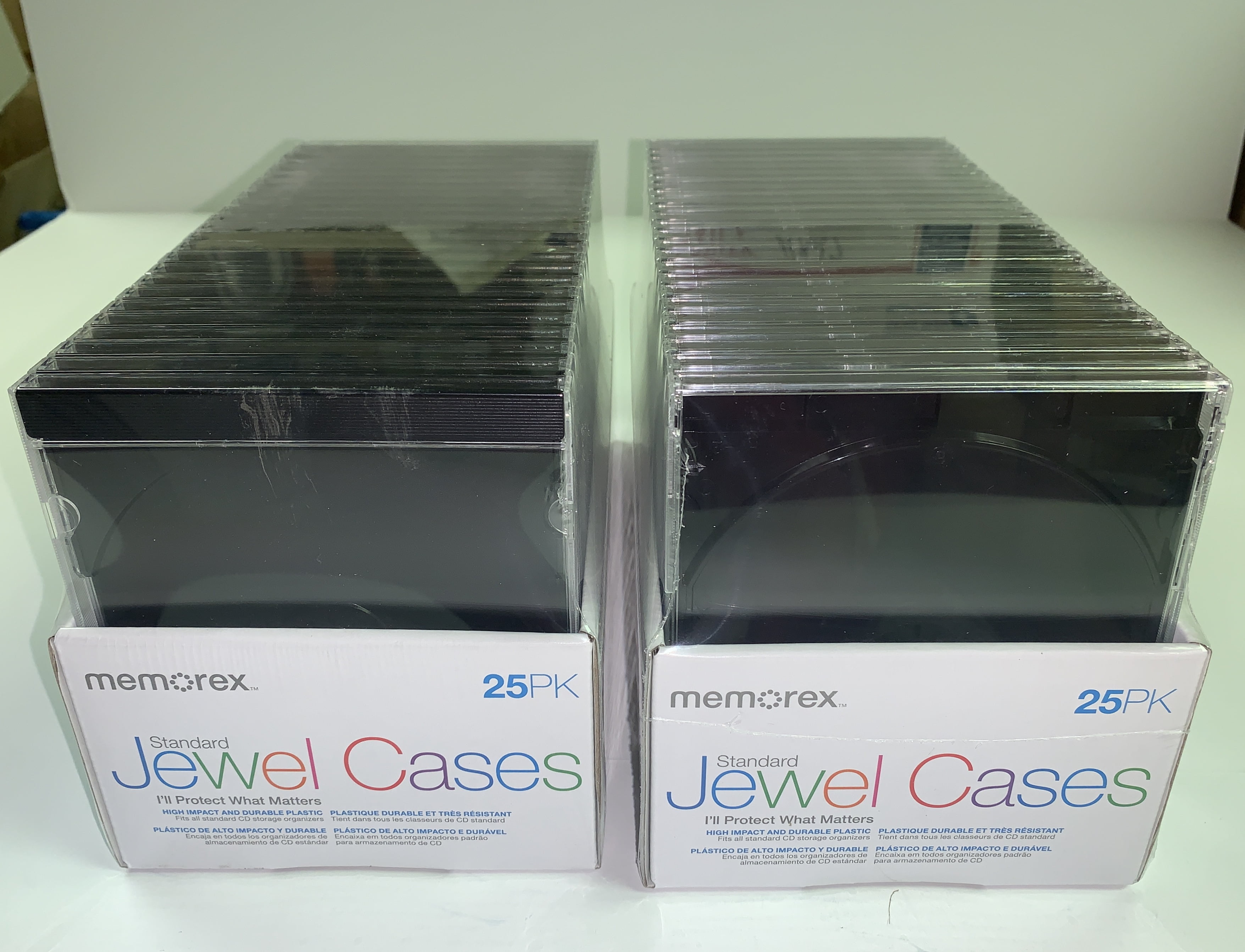 AcePlus CD Jewel Case Clear Single Assembled 25 pieces
