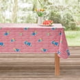 thumbnail image 6 of Mainstays Summer Fun PEVA Tablecloth, Indoor & Outdoor for Table 60" x 84" - Floral Stripe, 6 of 6