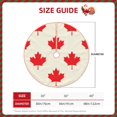 Balery Happy Canada Day Printed Christmas Tree Skirt , Merry Christmas