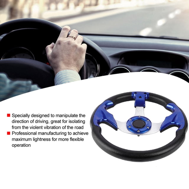 Volante deportivo para coche 13 pulgadas 320mm cuero PU Universal ANGGREK Otros