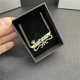 thumbnail image 3 of VishowCo Custom Name Necklace Stainless Steel Gold Cuban Chain Personalized Name With Heart Nameplate Necklace For Women Gifts-45cm-Gold-color-Product 45cm Gold-color, 3 of 4