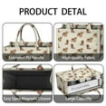 thumbnail image 4 of Large Capacity Tote Bag,Dachshund Footprint Handbag Fashion Luxury Tote Bag,15.7"x13"x 5.1" Inches,Laptop Compatible, 4 of 6