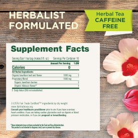 (4 pack) Traditional Medicinals, Organic, Hawthorn & Hibiscus, Tea Bags, 16 Ct