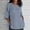 Light Blue, variant on ALLLIST Womens Tops 3/4 Sleeve Cotton Crew Neck T-Shirts Beige Plain Fashion Shirts Ladies Tops