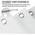thumbnail image 4 of ORUYROP Extra Long Shower Curtain Liner, Plastic Shower Curtain Liner 84 Inches Long, Frosted PEVA 72x84 Shower Curtain Liner, Cute Waterproof 84 Inch Shower Curtain Liner with 3 Magnets, 4 of 7
