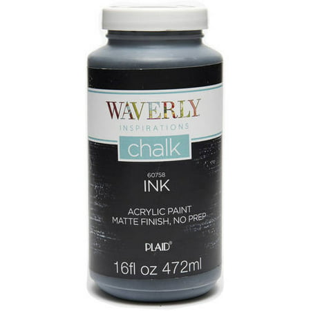 Waverly Inspirations Matte Chalk Finish Acrylic Paint, 1 Each, 16 Fl. (Best Paint For Green Screen)