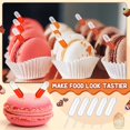 thumbnail image 3 of 100 rellenos de macarrones con cuentagotas de mermelada de frutas de 0,14 oz, perfectos for hornear y decorar postres, 3 of 6