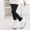 Black Dot, variant on Girls Fleece Lined Leggings Winter Tight Pants
