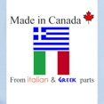 thumbnail image 2 of CafePress - Made In Canada From Italian And Greek Parts Body S - Long Sleeve Cotton Baby Bodysuit, 2 of 4