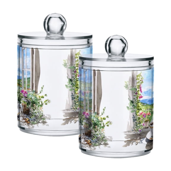 High-value clear storage jars keep life organized and within reach one sizex4 Coffee by The Window