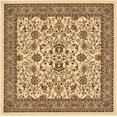 thumbnail image 1 of Unique Loom Kashan Traditional Floral Area Rug, 8 Feet, Ivory/Tan, 1 of 1