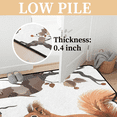 thumbnail image 3 of CURLYOOT Squirrel Area Rugs 5'x7' Washable Rug Large Living Room Rug Non Slip Funny Squirrel Indoor Floor Carpet for Dining Room Bedroom Home, 3 of 8