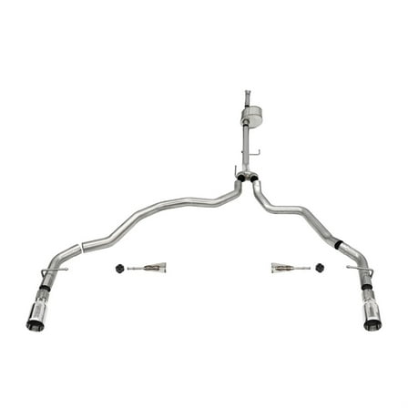 Corsa Performance 21149 Xtreme Cat Back Exhaust System Fits 21 23 F 150 Fits select: 2022 FORD F150, 2021 FORD F150 SUPER CAB