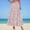 A06 Pink, variant on qolati Women's Floral Maxi Skirts Casual Elastic High Waist Ruffle Long Skirts Vintage Boho A Line Pleated Flowy Beach Ladies Skirts Pink M