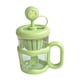 thumbnail image 5 of Los niños portátiles lindos de la botella de agua 500ml la botella con la botella de la paja de la manija Verde, 5 of 8