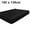 Black, variant on Unique Bargains Satin Silk Fitted Bed Sheet with Deep Pocket Ultra Luxury Smooth and Comfy Twin White