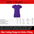 thumbnail image 2 of Gildan Softstyle Women’s T-Shirt, Semi-fitted 100% ring-spun cotton Tee, Purple Shirt Size-XL, 2 of 5