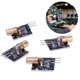 thumbnail image 1 of Likrtyny 4PCS KY-008 Módulo sensor láser 5V 650nm Cabeza cobre diodo punto láser rojo, 1 of 9