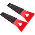 thumbnail image 1 of TAILTOSS Red PP PVC Ice Scraper 2Pcs for Automotive and Kitchen Use in Winter, 1 of 6
