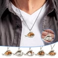 thumbnail image 5 of Sleeping Angel Stainless Steel Necklace Gifts for Family and Friends, Small and Easy to Wear Without Touching, 5 of 5