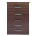 thumbnail image 2 of Better Home Products Xia 5 Drawer Chest of Drawers in Mahogany, 2 of 6