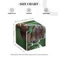 thumbnail image 4 of Lsque Australian White Tree Frog Sitting on Branch Printed Tissue Box Cover Holder, Facial Paper Organizer Dispenser,Square with Bottom Belt, PVC Leather Decorative Organizer, 4 of 8
