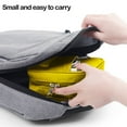 thumbnail image 4 of QJUHUNG Storage Pouch for Small Electronics and Accessories Tech Bag Electronic Organizer Case Compatible with Laptop Charger Mouse Cables Hub Power Bank Earphone Toiletries Cosmetics, 4 of 6
